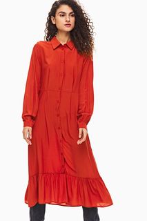 Платье женское Blend She 204452 оранжевое M INT