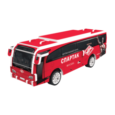 3D пазл "Автобус", с инерционным механизмом, красно-белый Spartak