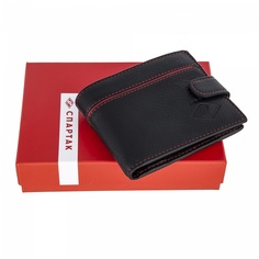 Spartak Портмоне мужское СПАРТАК черно-красный