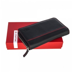 Spartak Кошелек на молнии СПАРТАК черно-красный