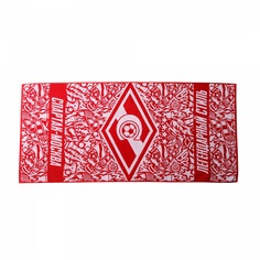 Spartak Полотенце махровое "Спартак" 65х140 красно-белый