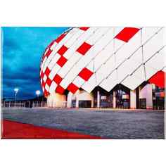 Магнит ФК Спартак-Москва 80х55 мм Spartak