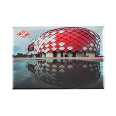 Магнит "Открытие Арена", черный, 78х53 мм Spartak