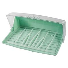 Хлебница большая Plast Team 385х295х145 мм 5 л мятная