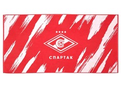 Spartak Полотенце банное Спартак "ВЕРНОСТЬ" 140*70 красно-белый, размер 70х140