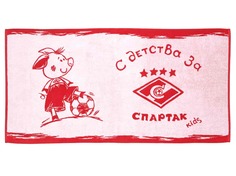 Spartak Полотенце банное Спартак "CAPTAIN" 140*70 красно-белый, размер 70х140