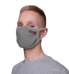Spartak Тканевая маска для лица FCSM серая серый, размер M