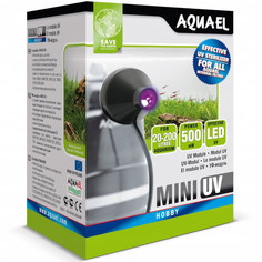 Стерилизатор Aquael MINI UV для фильтров FAN plus, UNIFILTER, TURBO Filter, Pat mini, 5вт