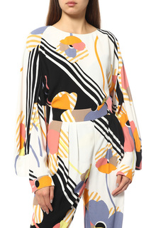 Блуза женская See by Chloe LCB79 00 T7788 0012 оранжевая 40 FR