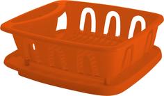 Сушилка для посуды с поддоном "Люкс" корица Nice&Price