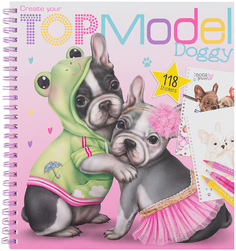 Альбом для раскрашивания Depesche Собачки TOPModel Create Your Doggy