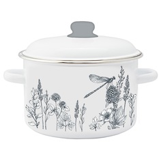Кастрюля эмал цил FLORA-2 3,0л ТМ Appetite