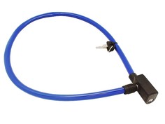 Замок велосипедный TBS ty-603 тросовый, 45х800, ключ, в ассортименте