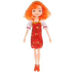 Интерактивная кукла Карапуз Царевны Варвара краса, длинная коса 29 см, 15 фраз и песен