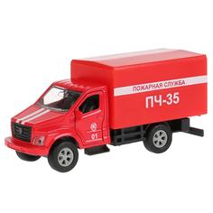 Пожарная машинка Технопарк ГАЗ Газон Next 14,5 см, открываются двери