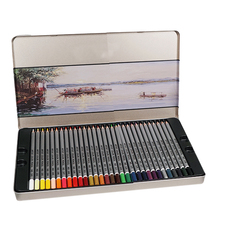 Набор цветных карандашей в металлическом кейсе, 36 шт, размер карандаша 17,5х0,72 см Little Rainbow