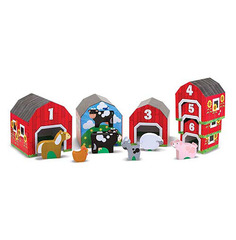 Деревянные фермы сортировщики Melissa & Doug