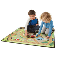 Коврик, железная дорога 98*84см Melissa & Doug