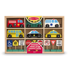 Набор машинок Melissa & Doug Городской транспорт