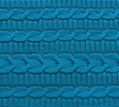 Плед вязаный (бирюзово-голубой) 140х180 Текс Дизайн