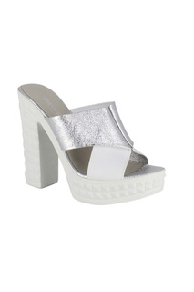 Сабо женские Just Couture 49613 белые 40 RU