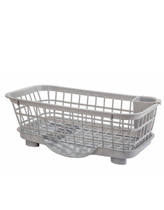 Сушилка для посуды со сливом Litzen Lite, серый