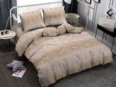 Постельное бельё Amore Mio Мако-сатин Golden Микрофибра 1,5 сп.