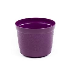 Горшок цветочный "Жасмин", цвет: фиолетовый, 155 мм, 1,5 литра Полесье