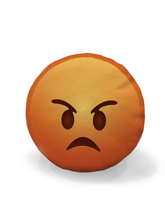 Подушка-смайлик Emoji Надут и улыбается sfer.tex 1713166