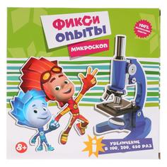 Набор для опытов Играем вместе Фикси опыты: микроскоп 6 предметов