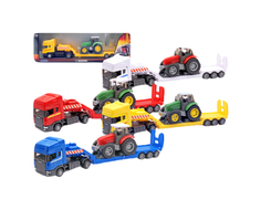 Машинка Autotime Scania с трактором 1:48 74694W-RUS в ассортименте