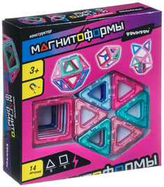 Магнитный конструктор Bondibon Магнитоформы 14 деталей