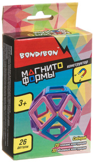 Магнитный конструктор Bondibon Магнитоформы ВВ4408 26 деталей