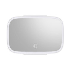 Зеркало на козырек с LED подсветкой Baseus Delicate Queen Car Touch-up (CRBZJ01-02), белое