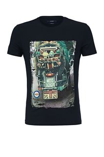 Футболка мужская Gaudi 021GU64034/2808 синяя L INT