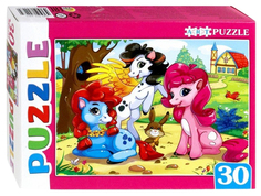 РЫЖИЙ КОТ Пазлы Artpuzzle. Пони на полянке, 30 элементов ПА-4493