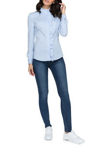 Рубашка женская Gloss 26103(10) голубая 42