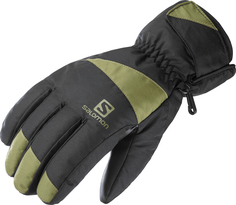 Перчатки Горнолыжные Salomon 2020-21 Force Black/Martini Olive (Us:m)