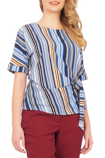 Блуза женская Lamiavita ЛА-В609(01) голубая 48