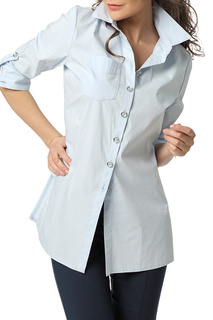 Рубашка женская DizzyWay 19222 голубая 56