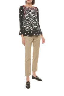 Блуза женская COMMA 88.708.19.4560 синяя 52