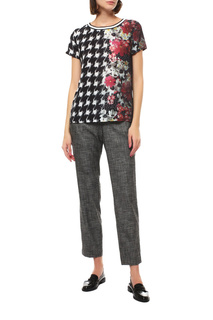 Блуза женская COMMA 88.711.12.4639 синяя 44