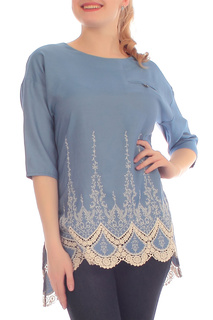 Туника женская Lamiavita ЛА-В574-1(04) голубая 50