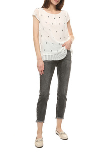 Блуза женская COMMA 81.708.12.2539 белая 46