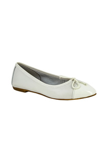 Балетки женские Just Couture 58113 белые 40 RU