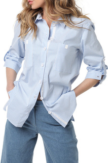 Рубашка женская DizzyWay 20221 голубая 64