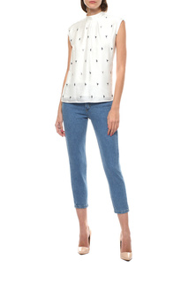 Блуза женская COMMA 81.708.32.5854 белая 44