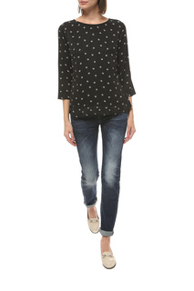 Блуза женская COMMA 88.710.19.4652 черная 46