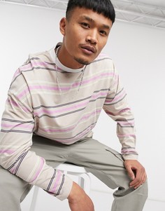 Oversized-лонгслив из органического хлопка ASOS DESIGN-Бежевый