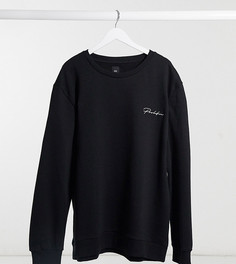 Черный худи с надписью «Prolific» River Island Big & Tall